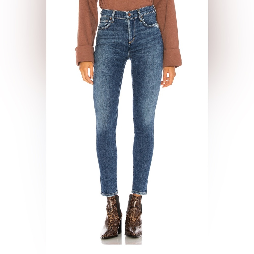 Agolde Sophie Mid Rise Ankle Skinny Jeans